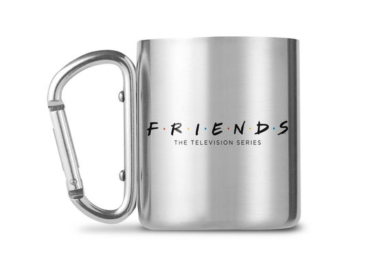 Logo Stainless Steel Carabiner Mug - Friends - Gadżety - Gb Eye - 5028486424177 - 11 listopada 2019