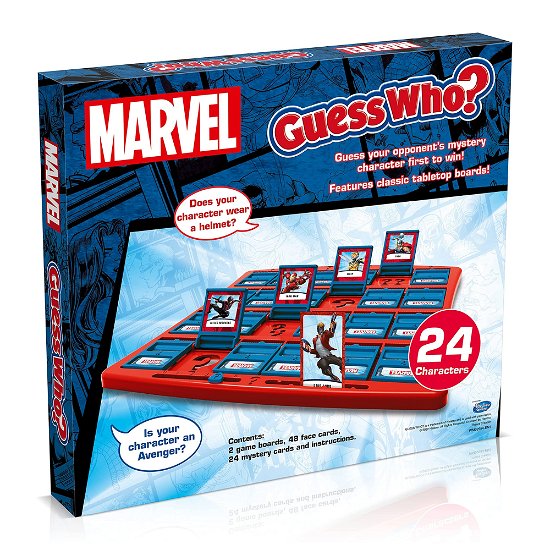 Marvel Guess Who Game - Guess Who Marvel Boardgames - Livros - WINNING MOVES - 5036905049177 - 1 de março de 2024