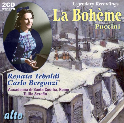 Cover for Tebaldi / Bergonzi / Rome / Serafin · Puccini La Boheme (Stereo) (CD) (2000)