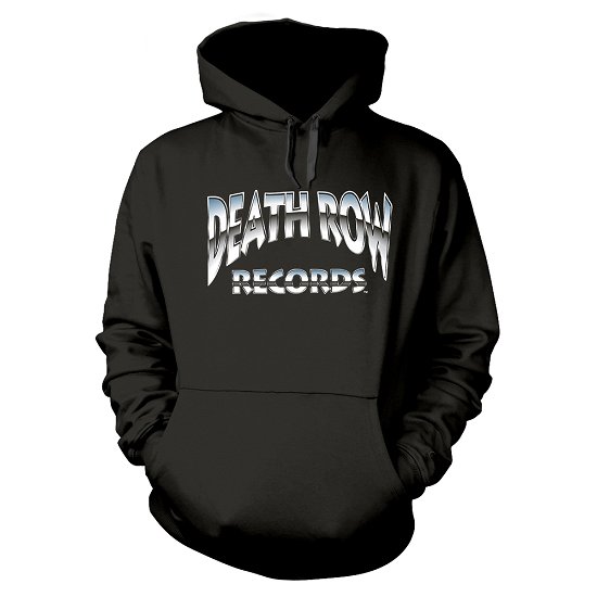Cover for Death Row Records · Metallic Logo (Hoodie) [size S] [Black edition] (2021)