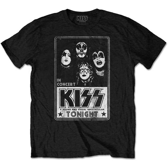 KISS Unisex T-Shirt: Tonight - Kiss - Mercancía -  - 5056368699177 - 