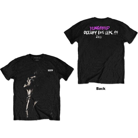 Yungblud Unisex T-Shirt: Occupy the UK (Back Print) - Yungblud - Fanituote -  - 5056561045177 - 