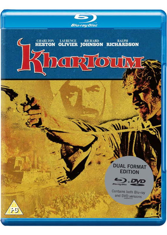 Khartoum DVD + - KHARTOUM Eureka Classics Dual Format Bluray  DVD - Elokuva - Eureka - 5060000703177 - maanantai 3. joulukuuta 2018