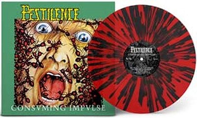 Consuming Impulse (Transparent Red / Black Splatter Vinyl) - Pestilence - Musikk - AGONIA RECORDS - 5908287132177 - 30. juni 2023