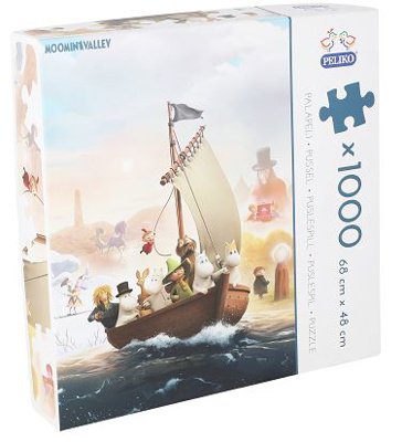 Mumitroldene Puslespil 1000 brikker - Tove Jansson - Board game - Martinex/Peliko - 6416550855177 - January 30, 2020