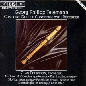 Complete Concertos with Recorder - Telemann / Drottningholm Baroque Ensemble - Musiikki - Bis - 7318590006177 - tiistai 4. tammikuuta 1994