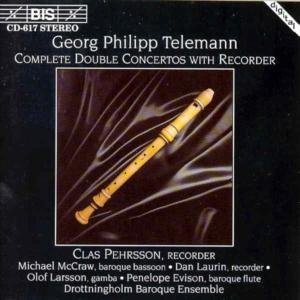 Cover for Telemann / Drottningholm Baroque Ensemble · Complete Concertos with Recorder (CD) (1994)