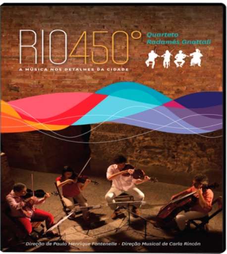 Cover for Quarteto Radames Gnattali · Rio 450 (Blu-ray) (2016)