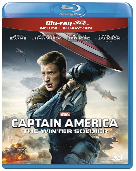 Cover for Captain America · The Winter Soldier (3D) (Blu-Ray+Blu-Ray 3D) (Blu-ray)
