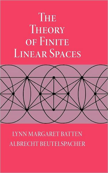 Cover for Batten, Lynn Margaret (Professor, University of Manitoba, Canada) · The Theory of Finite Linear Spaces: Combinatorics of Points and Lines (Hardcover Book) (1993)