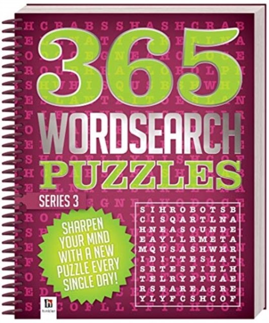 Cover for Hinkler Books Hinkler Books · 365 Puzzles Series 3: Wordsearch - 365 Puzzles (Bog) (2018)