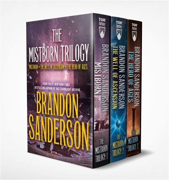 Cover for Brandon Sanderson · Mistborn Boxed Set I: Mistborn, The Well of Ascension, The Hero of Ages - The Mistborn Saga (Bogpakke) (2020)