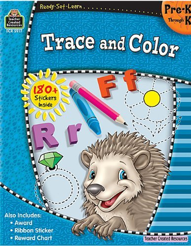 Cover for Teacher Created Resources Staff · Ready-set-learn: Trace and Color Prek-k (Paperback Bog) (2009)