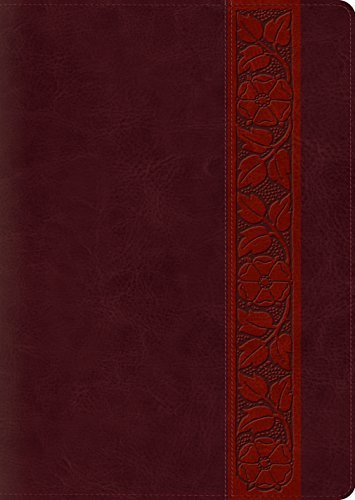 Cover for Esv Bibles by Crossway · ESV Study Bible, Large Print (Leather Book) [Lea edition] (2014)