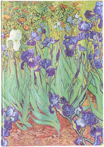 Cover for Paperblanks · Van Gogh's Irises Grande Hardback Sketchbook (Elastic Band Closure) (Book) (2023)