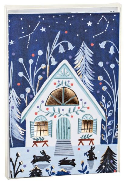 Cover for Flora Waycott · Cozy Winter Cabin Big Notecard Set - Big Notecard Set (Flashcards) (2019)