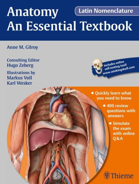 Cover for Anne M Gilroy · Anatomy - An Essential Textbook, Latin Nomenclature (Paperback Book) (2015)