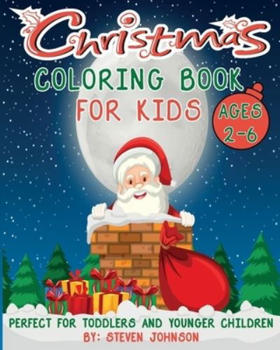 Cover for Steven Johnson · Christmas Coloring Book For Kids (Paperback Bog) (2019)