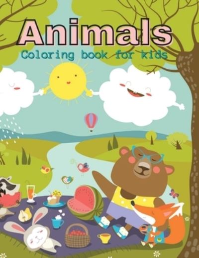 Cover for Deeasy Books · Animals Coloring Book for kids (Paperback Book) (2020)