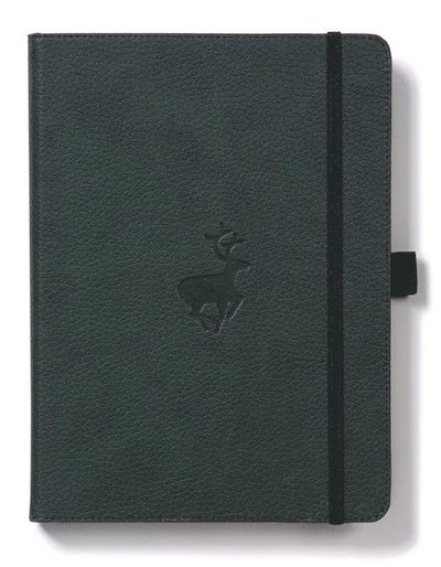 Cover for Notebooks Dingbats* · Dingbats* Wildlife A5+ Dotted - Green Deer Notebook (Oracle cards) (2018)