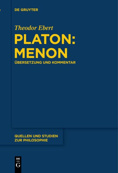 Cover for Ebert · Platon: Menon (Bog) (2018)