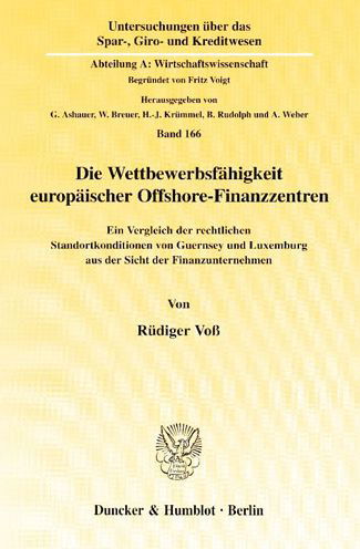 Cover for Voß · Die Wettbewerbsfähigkeit europäisch (Book) (2000)