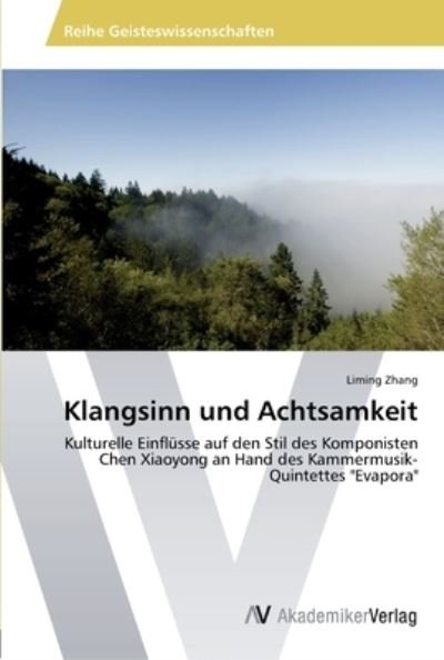 Cover for Zhang · Klangsinn und Achtsamkeit (Bog) (2012)