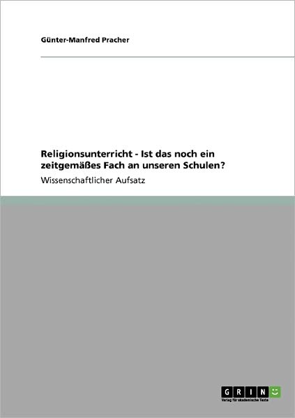 Cover for Pracher · Religionsunterricht - Ist das n (Book) [German edition] (2009)