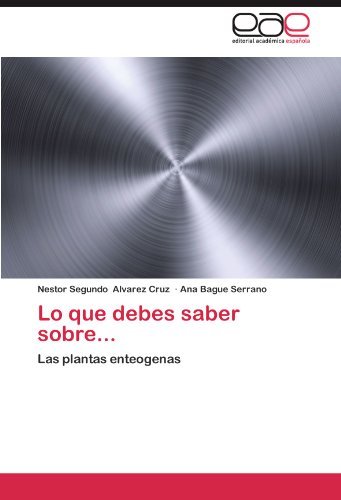 Cover for Ana Bague Serrano · Lo Que Debes Saber Sobre...: Las Plantas Enteogenas (Pocketbok) [Spanish edition] (2012)