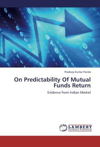 Cover for Pradeep Kumar Panda · On Predictability of Mutual Funds Return: Evidence from Indian Market (Paperback Book) (2012)