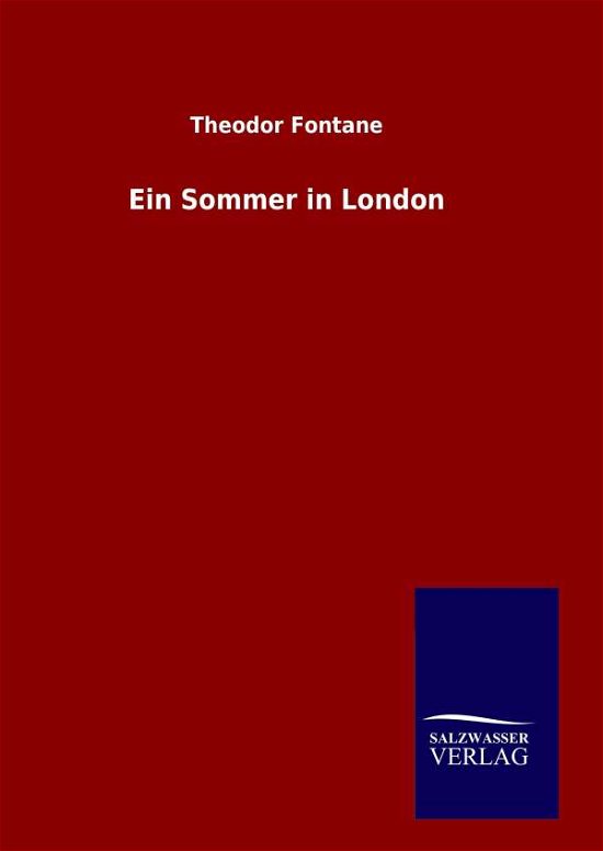 Cover for Theodor Fontane · Ein Sommer in London (Hardcover bog) (2015)