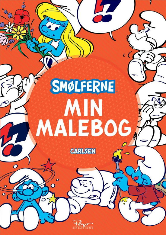 Cover for Peyo · Smølferne - Min malebog (kolli 6) (Hæftet bog) [1. udgave] (2021)