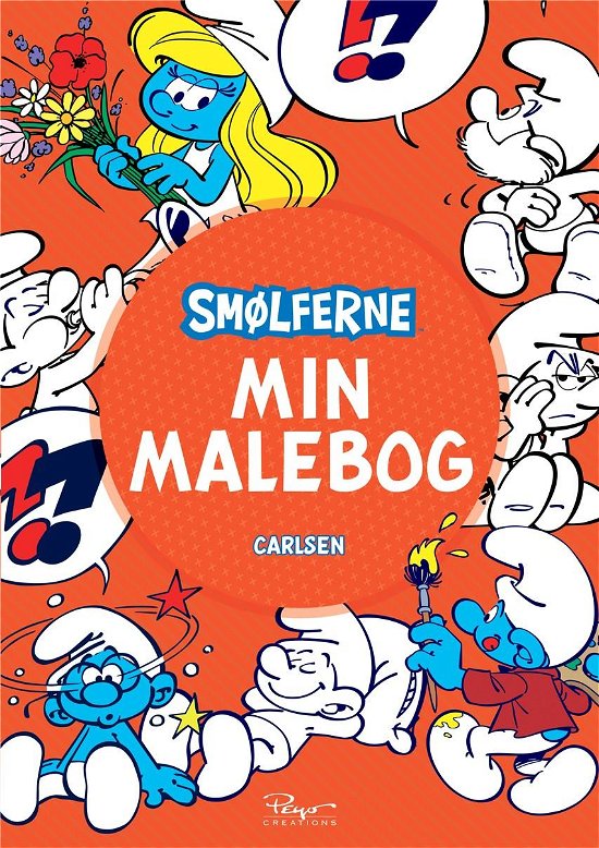 Cover for Peyo · Smølferne - Min malebog (kolli 6) (Taschenbuch) [1. Ausgabe] (2021)