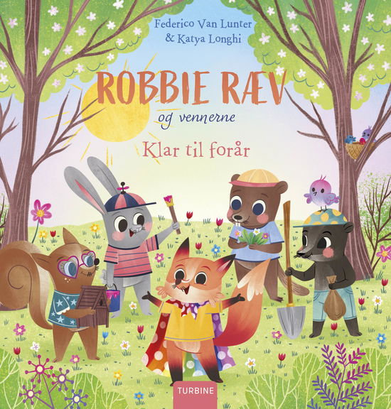 Cover for Federico Van Lunter · Robbie Ræv og vennerne – klar til forår (Hardcover Book) [1. wydanie] (2025)