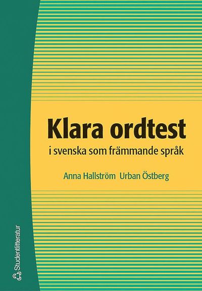 Cover for Urban Östberg · Klara ordtest i svenska som främmande språk (Book) (2005)