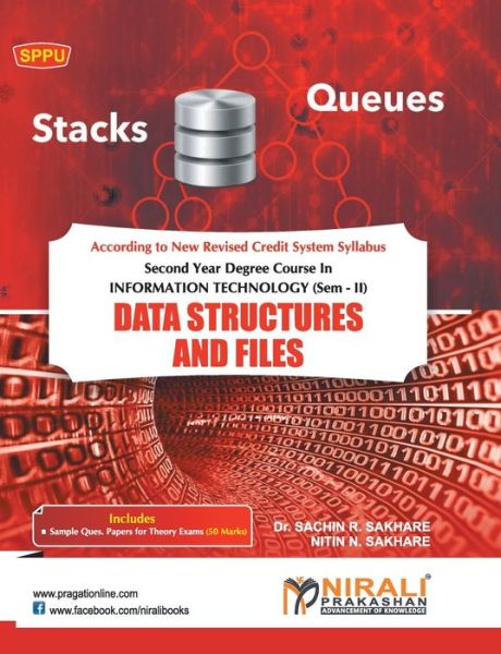 Cover for Sachin R Sakhare · Data Structures And Files (Paperback Book) (2016)