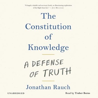 Cover for Jonathan Rauch · The Constitution of Knowledge Lib/E (CD) (2021)