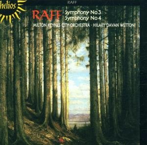 Cover for Hilary Davan Wetton the Milto · Raff Symphonies Nos 3  4 (CD) (1999)