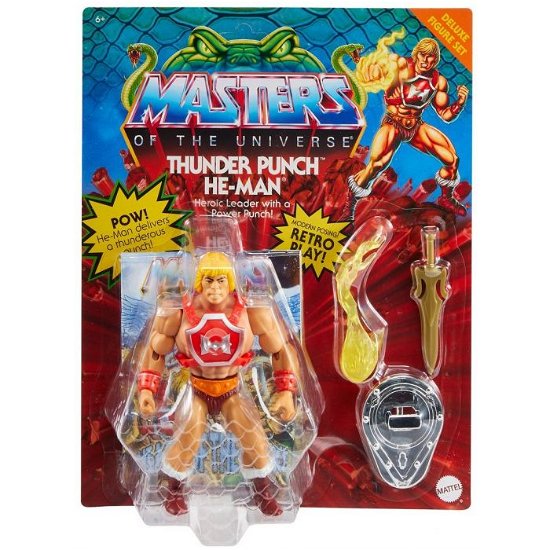 Motu Origins Deluxe Thunder Punch He Man Action - Masters of the Universe - Merchandise -  - 0194735104178 - November 1, 2022