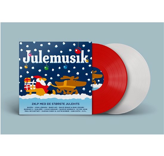 Julemusik 2020 (Rød/hvid vinyl) - Various Artists - Musiikki -  - 0602435093178 - perjantai 13. marraskuuta 2020