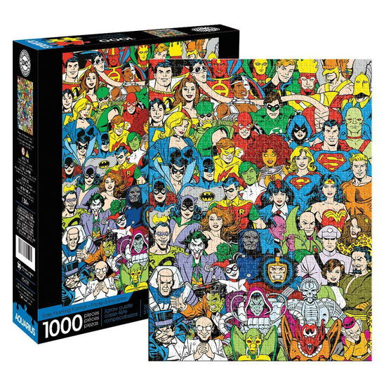 DC Comics Vintage 1000pcs Puzzle - DC Comics Vintage 1000pcs Puzzle - Brädspel - AQUARIUS - 0840391148178 - 25 februari 2021