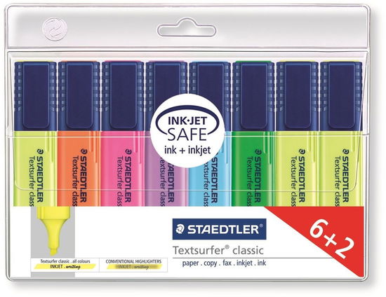 Cover for Staedtler® · STAEDTLER Textmarker classic 364 6+2/364AWP8, sort (TILBEHØR) (2017)