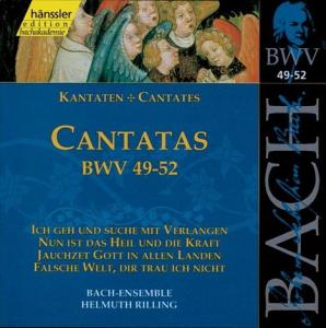 Sacred Cantatas Bwv 49-52 - Bach / Gachinger Kantorei / Rilling - Musiikki - hänssler CLASSIC - 4010276015178 - tiistai 19. lokakuuta 1999
