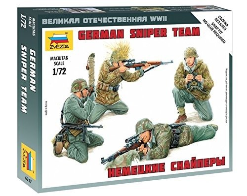 Cover for Zvezda · 1:72 German Sniper Team (Legetøj)