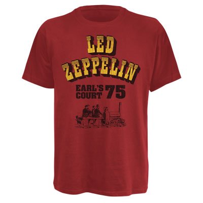 Cover for Led Zeppelin · Earls Court Red (T-shirt) [size M] (2011)