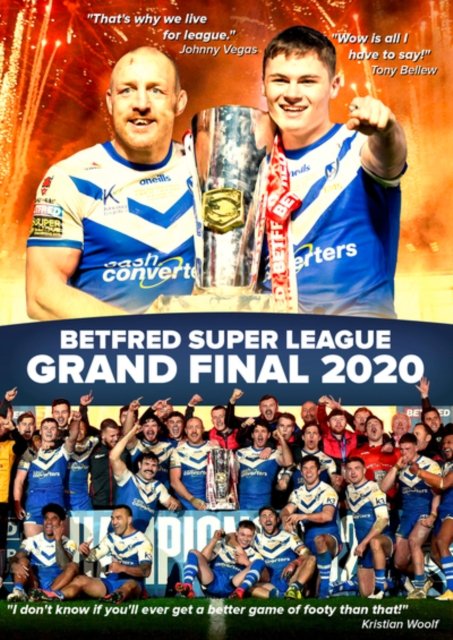 Cover for Betfred Super League Grand Final 2020 Ì Wigan (DVD) (2020)