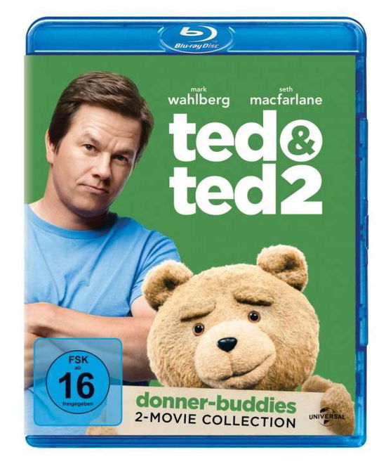 Cover for Mark Wahlberg,mila Kunis,seth Macfarlane · Ted 1+2 (Blu-Ray) (2015)