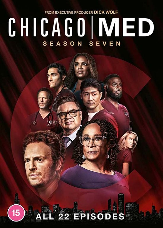 Cover for Chicago med S7 DVD · Chicago Med Season 7 (DVD) (2022)