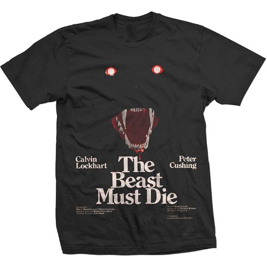 Cover for StudioCanal · StudioCanal Unisex T-Shirt: The Beast Must Die (T-shirt) [size M] [Black - Unisex edition]