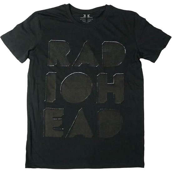 Cover for Radiohead · Radiohead Unisex T-Shirt: Note Pad (Debossed) (T-shirt) [size M] [Black - Unisex edition]